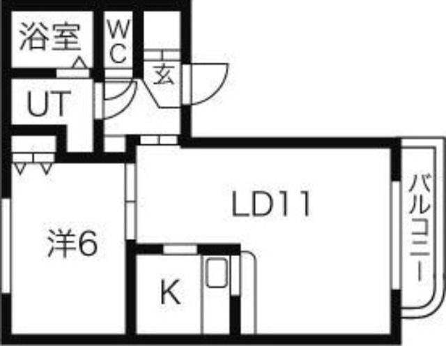 サンクレメンテ.７（201） 間取り図画像