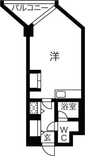ＦＣ　Ｆａｒｎｅｓｔ　円山(エフシーファーネスト)（304） 間取り図画像