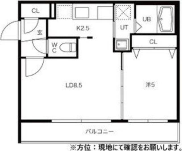 グランデルーシア手稲（403） 間取り図画像