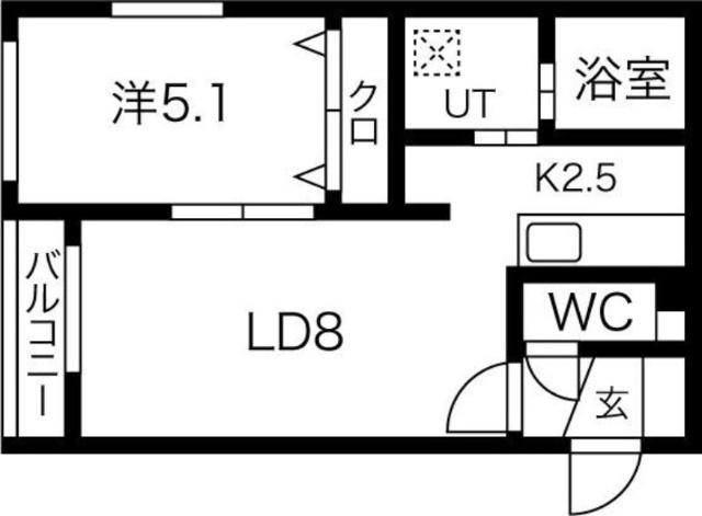 グランメール元町駅北（305） 間取り図画像