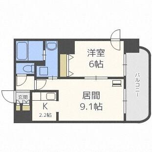 ティアラ資生館（1201） 間取り図画像