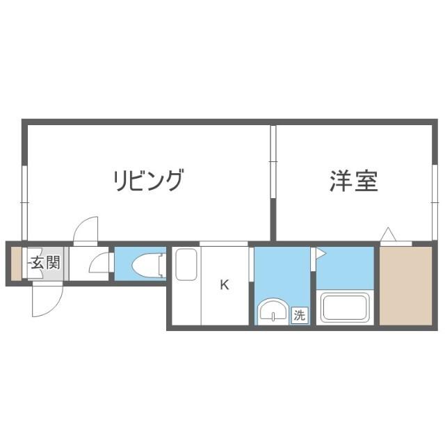 セレッソ西町南（201） 間取り図画像