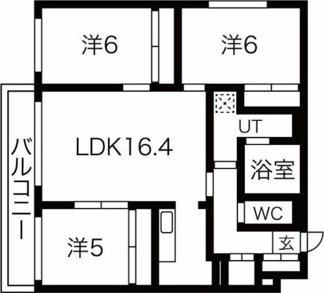 Ｇｌｏｉｒｅ澄川（403） 間取り図画像