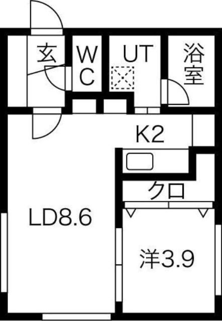 Ｔｉｒａｍｉｓ　Ｈ１４（205） 間取り図画像