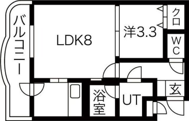 コットンハウス（303） 間取り図画像
