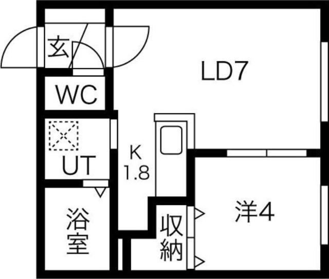 ＥＸＣＥＬ学園前（402） 間取り図画像