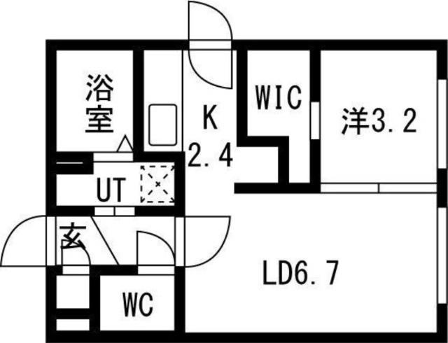 ＬＵＸ　ＦＯＲＴ　　Ⅲ　(ラグ　フォート３)（305） 間取り図画像