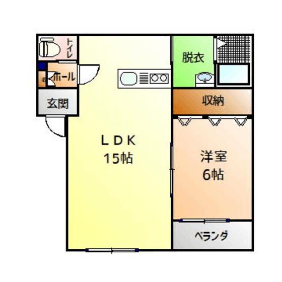 Mハイツ中島７（205） 間取り図画像
