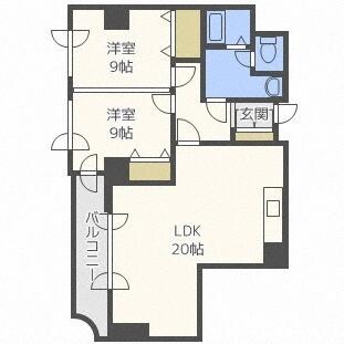 ビッグパレス西線ＥＡＳＴ（806） 間取り図画像