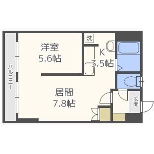 ハイム神原（203） 間取り図画像