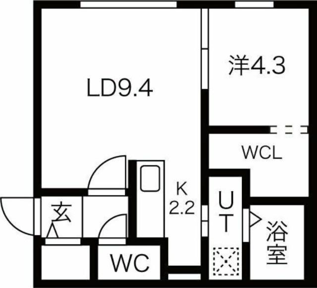 ＷＩＮＮＩＳＩＤＥ(ウィニーサイド)（303） 間取り図画像