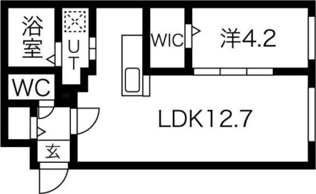 ラグナベルデ北郷(ＬＡＧＵＮＡ　ＶＥＲＤＥ北郷)（403） 間取り図画像