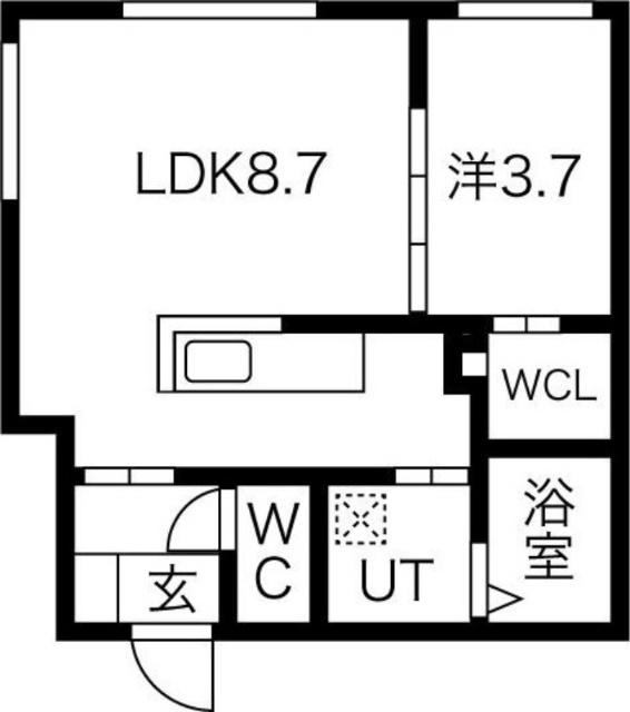 ラグナベルデ菊水（405） 間取り図画像