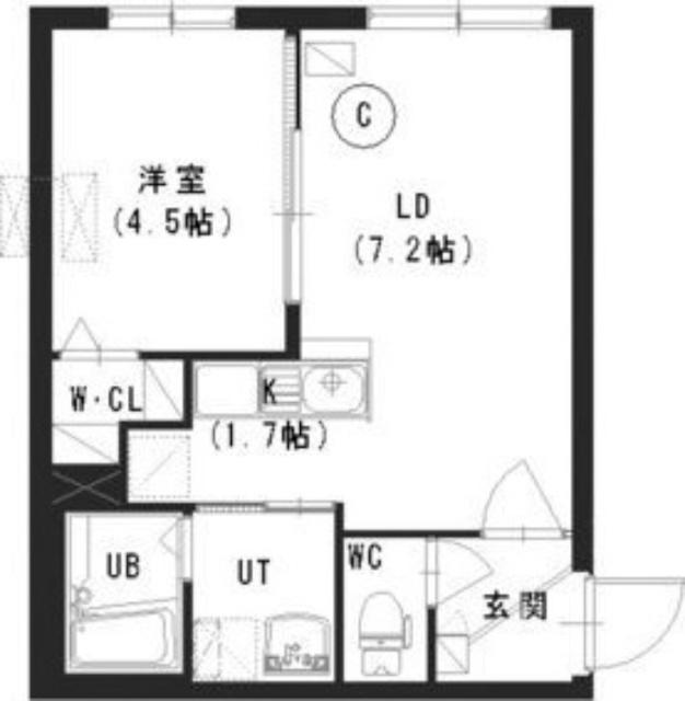 Ｒｅｎｔ菊水(レント菊水)（403） 間取り図画像