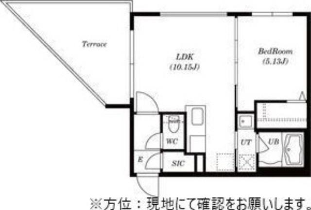 ＣＯＭＯＤＯＪＯＵＲＳ(コモドジュール)１３−７（103） 間取り図画像