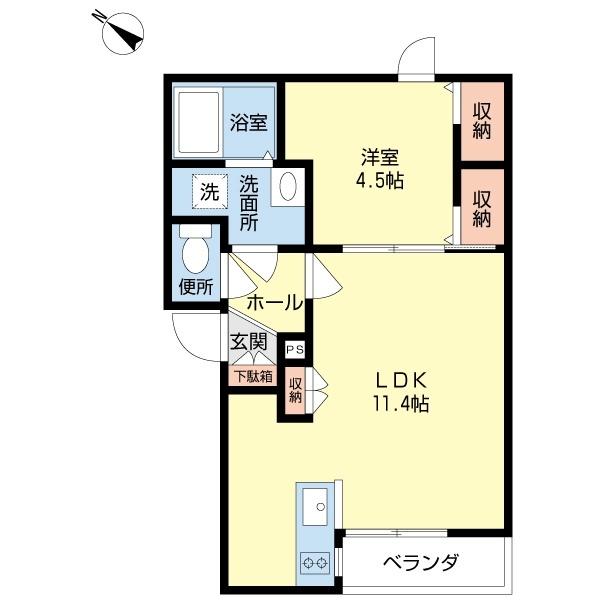 プチメゾン寿Ｂ（201） 間取り図画像