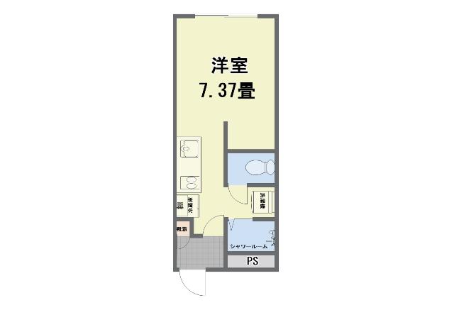 ハイツメモリーA（207） 間取り図画像