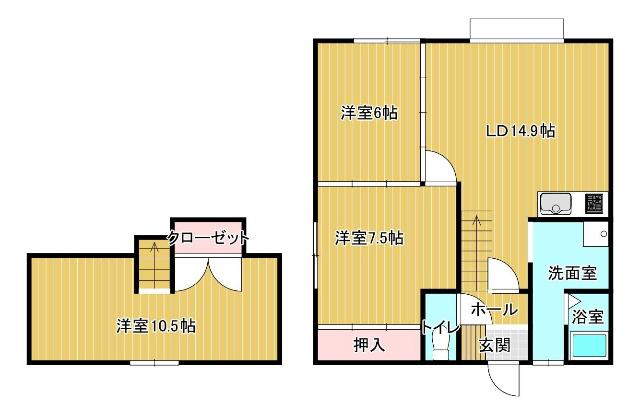 A３（e） 間取り図画像