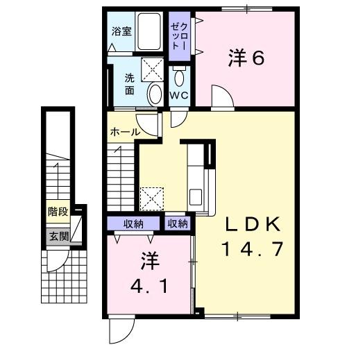 ダズ　ハオス　Ｓ．Ｋ（202） 間取り図画像