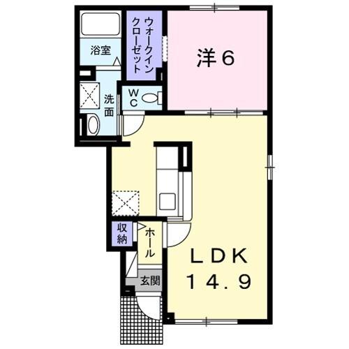 アウル（102） 間取り図画像