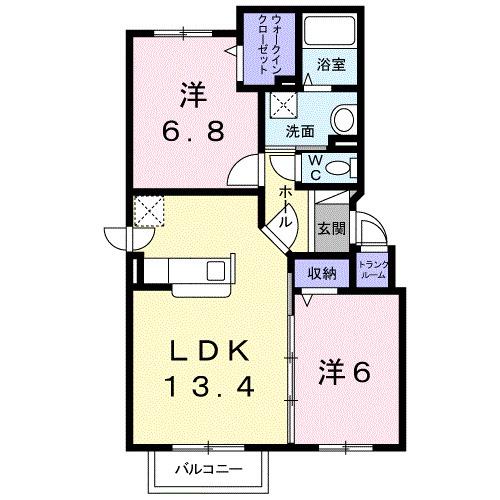 フォルトゥーナ（402） 間取り図画像
