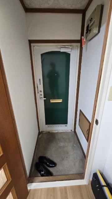 室蘭市山手町アパート 玄関