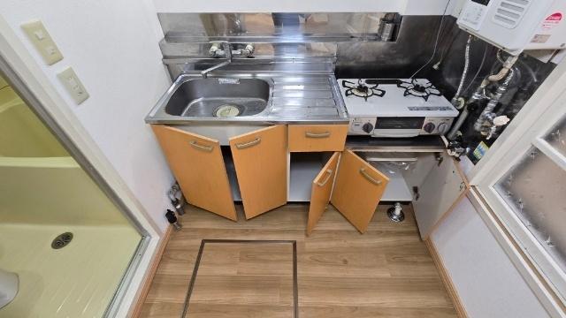 室蘭市山手町アパート キッチン