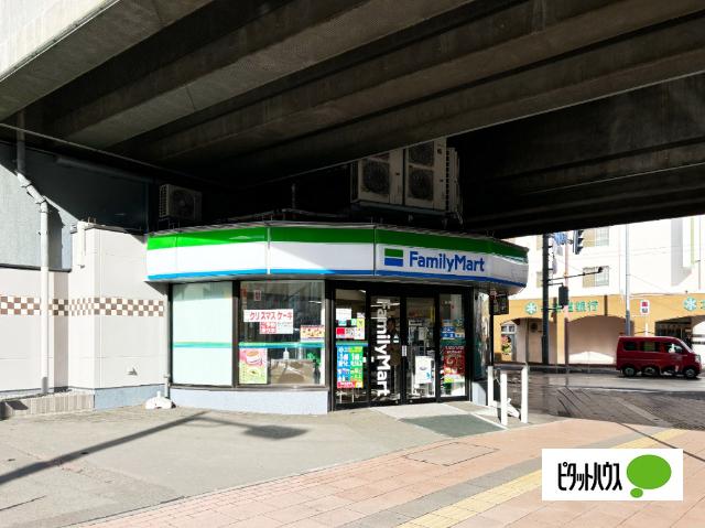 ファミリーマートJR琴似駅前店：191m