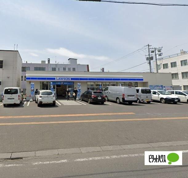 ローソン札幌北8条西二十丁目店：398m