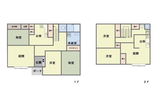 登別市新川町4丁目21-4 間取り図画像