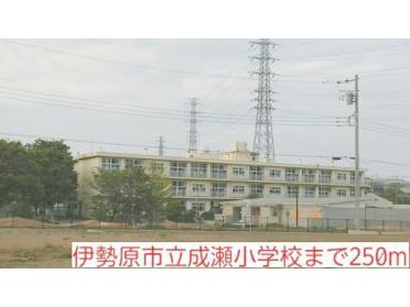 成瀬小学校：250m