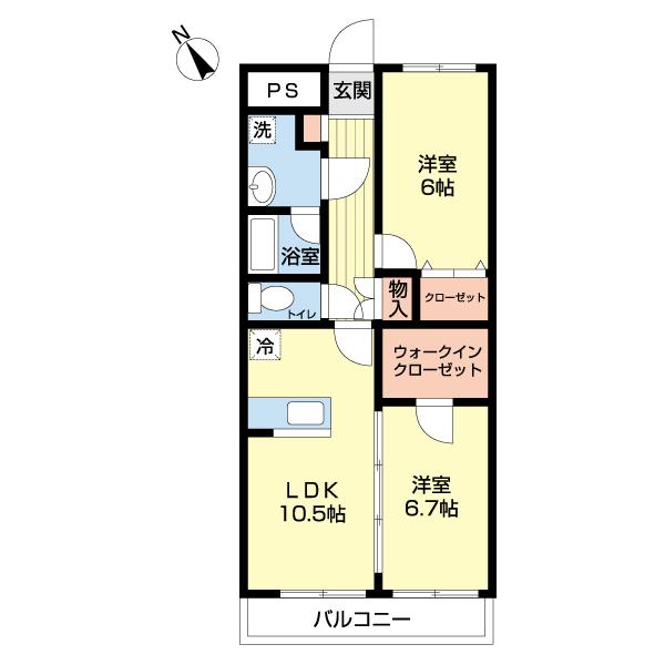 フェニーチェ（201） 間取り図画像