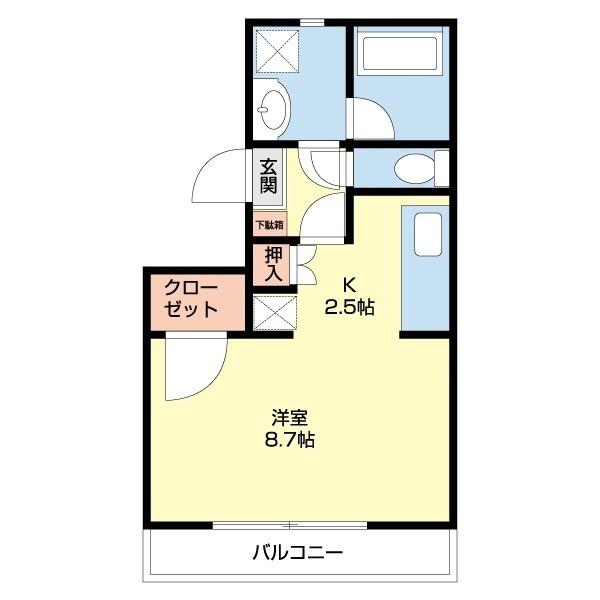 グリシーヌ（301） 間取り図画像
