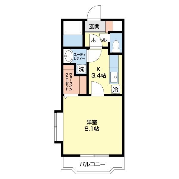 フレール（203） 間取り図画像