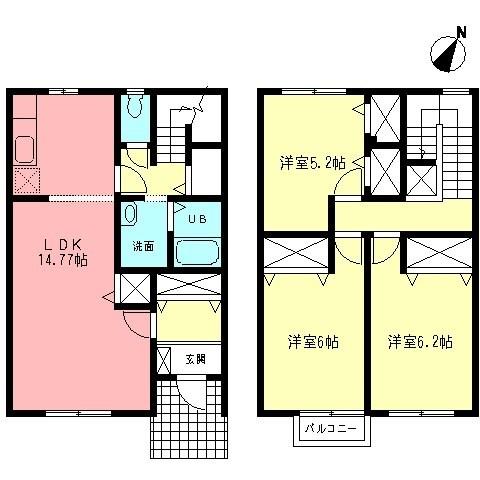 アベニールＴＫ（101） 間取り図画像