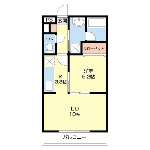 茜（302） 間取り図画像