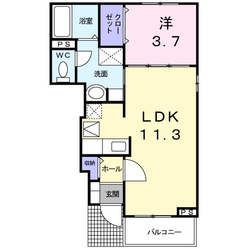 ボナフォルトゥーナ（103） 間取り図画像
