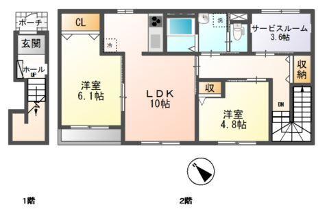  間取り図写真