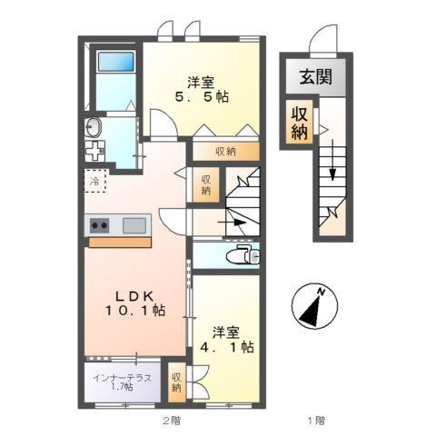 ヴァンベール 間取り図画像