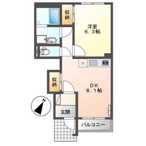 プランドール 間取り図画像