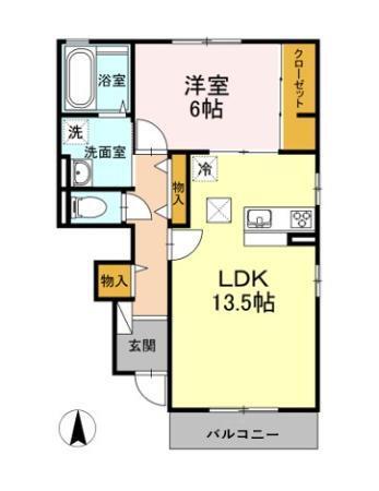 ビルネフェルト（103） 間取り図画像