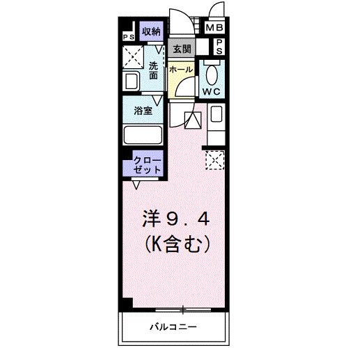 シャンドフルール（103） 間取り図画像