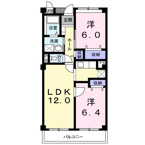パルテール・ドゥー（103） 間取り図画像