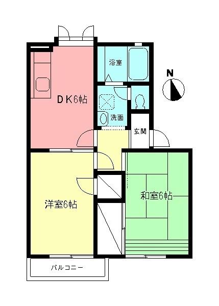 エスポワール（202） 間取り図画像
