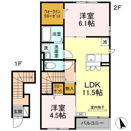 アルセード（203） 間取り図画像
