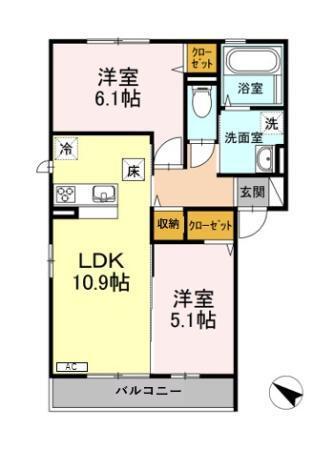 イーストレジデンス（101） 間取り図画像
