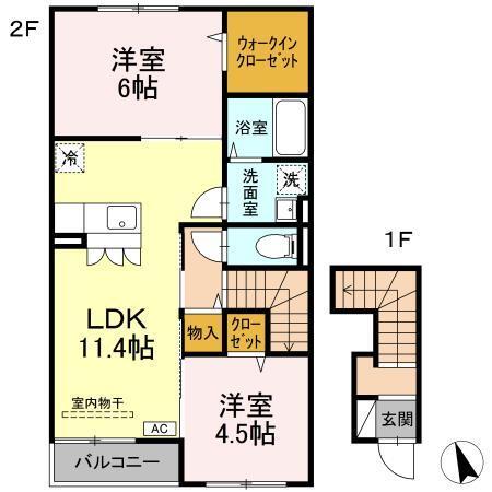 アルセード（202） 間取り図画像