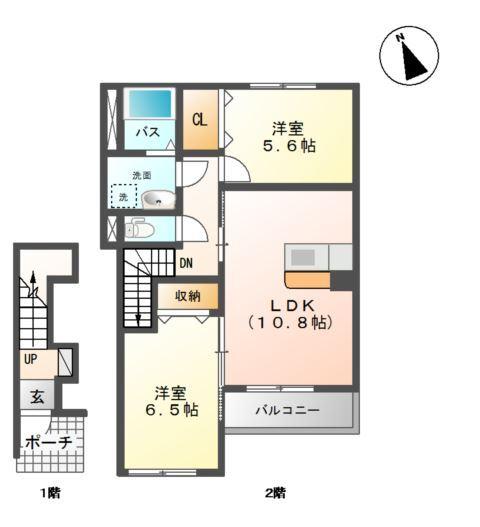 てらす　はに 間取り図画像