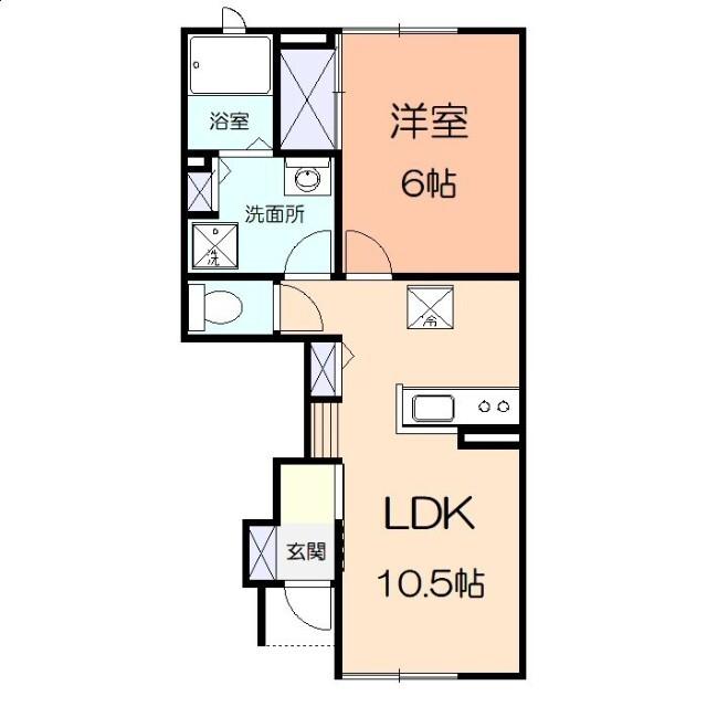 エピナール（102） 間取り図画像