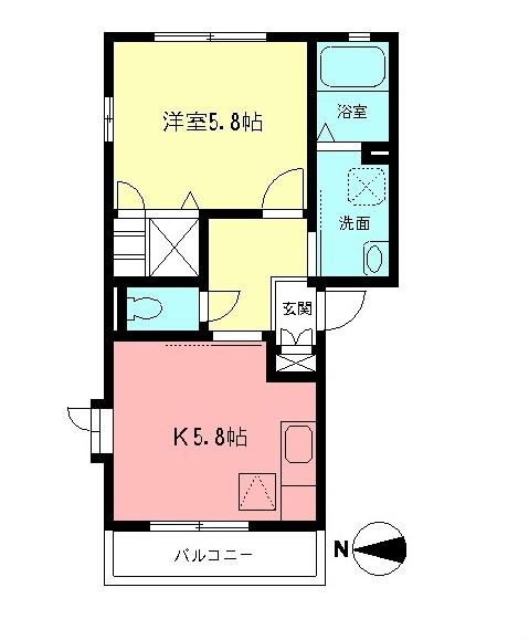 ラ・トゥールメゾンⅡ（201） 間取り図画像